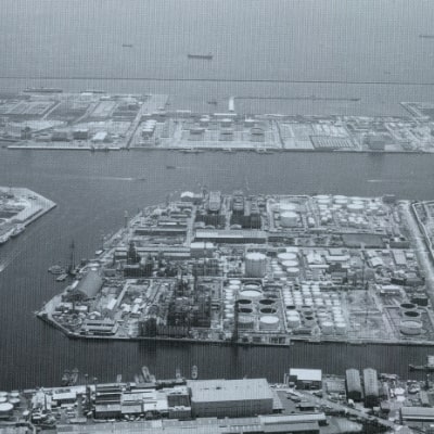 1986年頃の川崎製油所